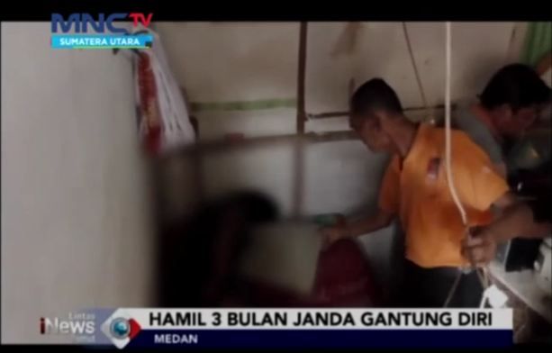 Ditinggal Kekasih Hamil Tiga Bulan, Janda Beranak Dua Gantung Diri