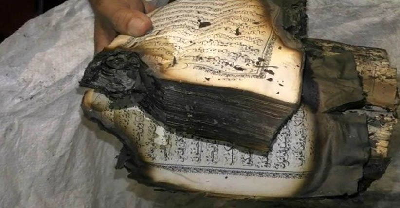 18 Mushaf Alquran Dibakar di Dekat Masjid, Polisi Buru Pelaku