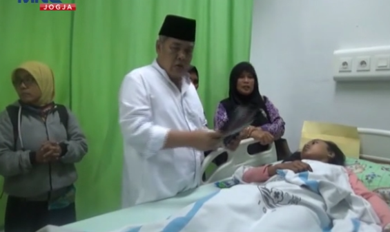 Bocah Korban Gempa di Kebumen Jalani Operasi Patah Tulang Kaki