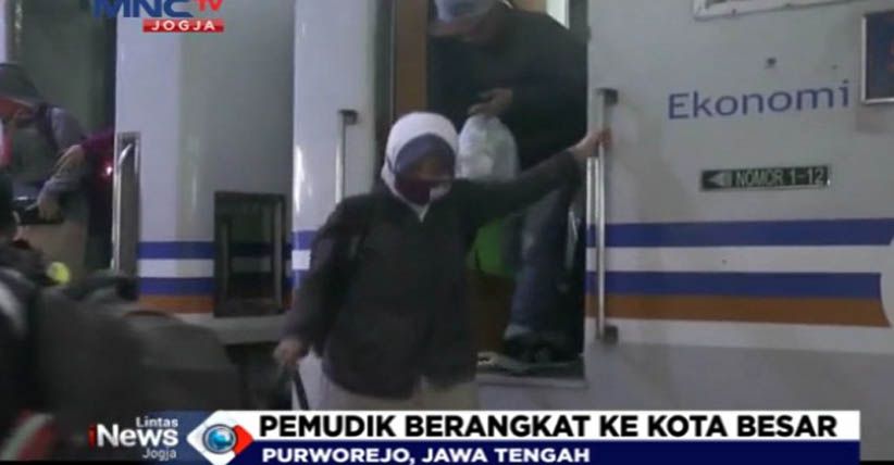 Pascalibur Tahun Baru, Stasiun Kutoarjo Dipadati Penumpang