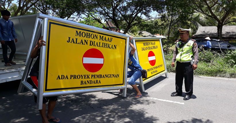 Kebut Proyek Bandara Yogya, Jalan Daendels Kulonprogo Ditutup