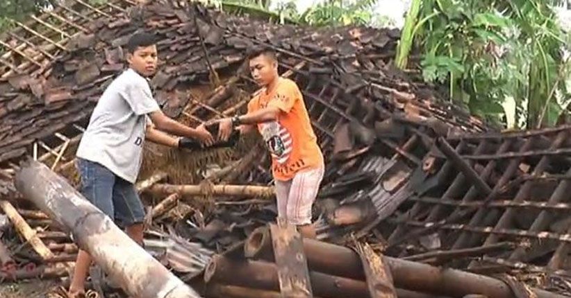 Diterjang Angin Puting Beliung, Puluhan Rumah di Klaten Rusak Parah