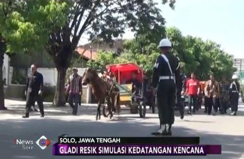 Gladi Resik Keamanan Pernikahan Putri Presiden Jokowi 