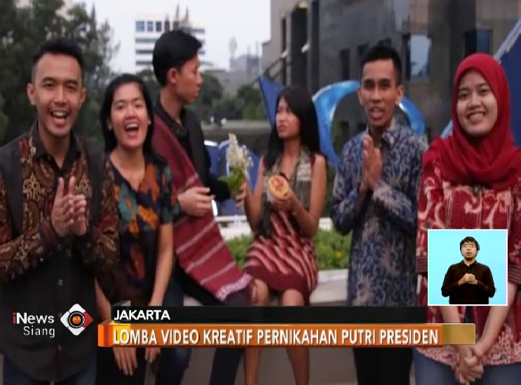 iNews Gelar Lomba Video Kreatif Ucapan Selamat untuk Kahiyang dan Bobby