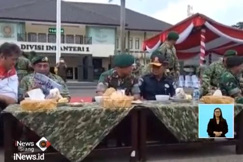 Jenderal Gatot Pamitan di Hadapan 4.000 Prajurit