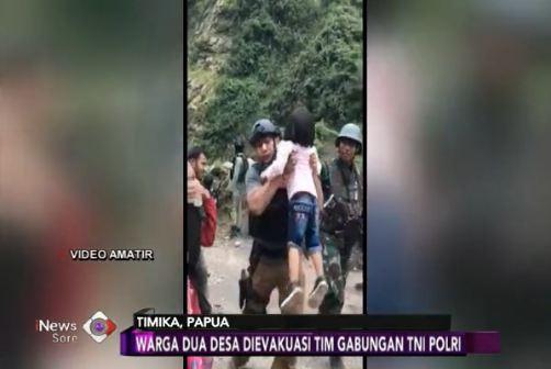 TNI-Polri Berhasil Evakuasi 320 Warga Mimika