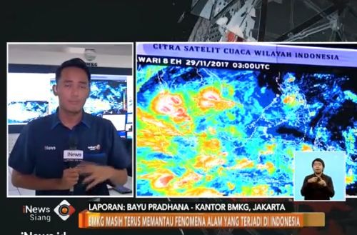 Siklon Tropis Cempaka Pengaruhi Aktivitas Gunung Agung