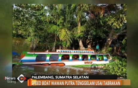 Tabrakan Speedboat di Sungai Musi Tewaskan Empat Orang