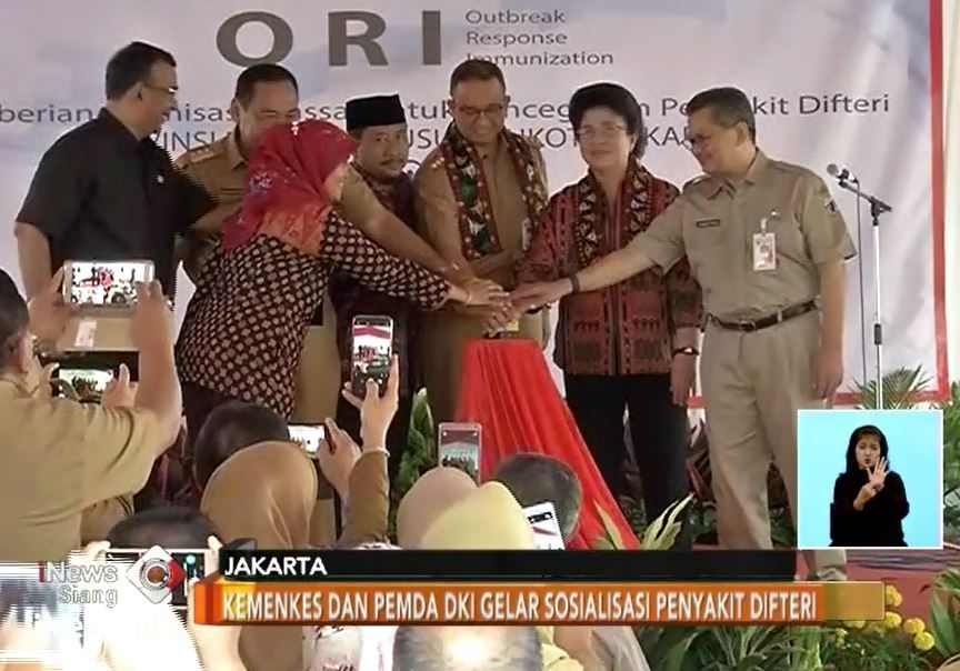 Kemenkes dan Pemprov DKI Sosialisasi Penyakit DifteriÂ 