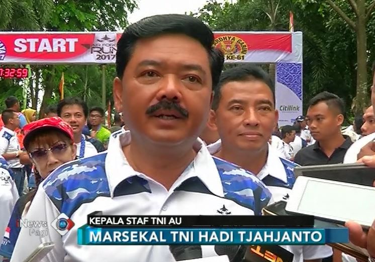 TNI AU Gelar Air Force Run 2017 Peringati HUT AU Ke-61