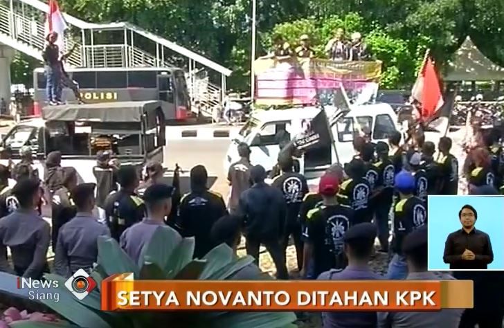 Tahan Setya Novanto, KPK Dapat Banyak Dukungan