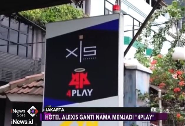 Ditutup, Papan Nama Hotel Alexis Berganti Nama