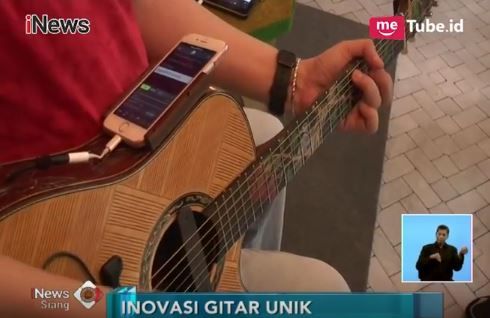 Gitar Berbasis Gadget Karya Anak Bangsa Diakui Dunia