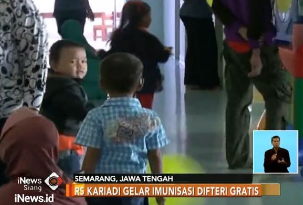 Cegah Difteri, Rumah Sakit di Semarang Sediakan Vaksin Gratis