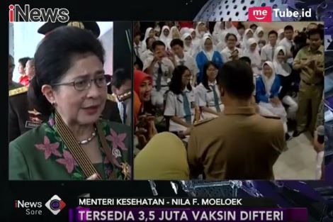 Menkes Sebut Vaksin Difteri Masih Mencukupi