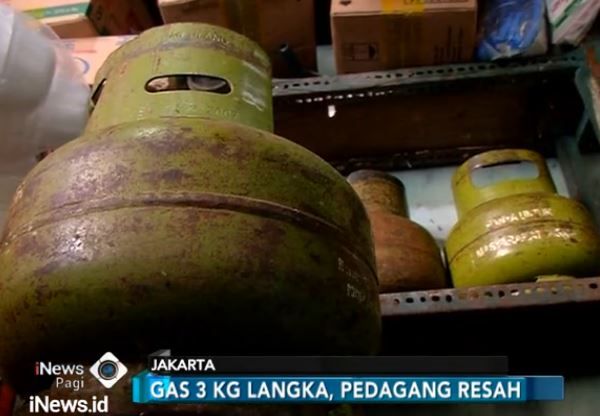 Pedagang Eceran Keluhkan Kelangkaan Elpiji 3 Kg