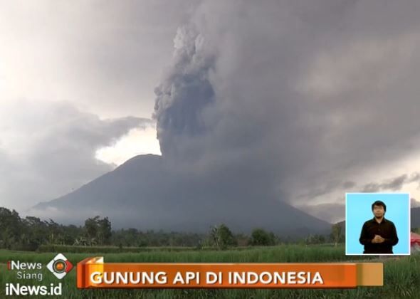 Susul Gunung Agung, 18 Gunung Api di Indonesia Waspada