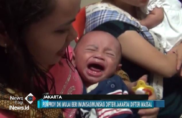 Cegah Difteri, Pemprov DKI Imuniasi Massal