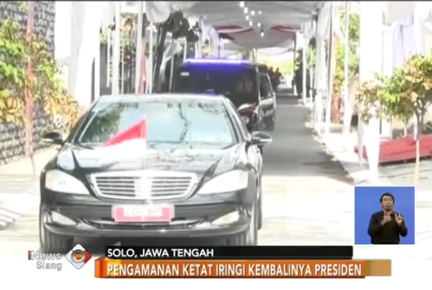 VIDEO: Usai Menikahkan Putrinya, Jokowi Terbang ke Jakarta