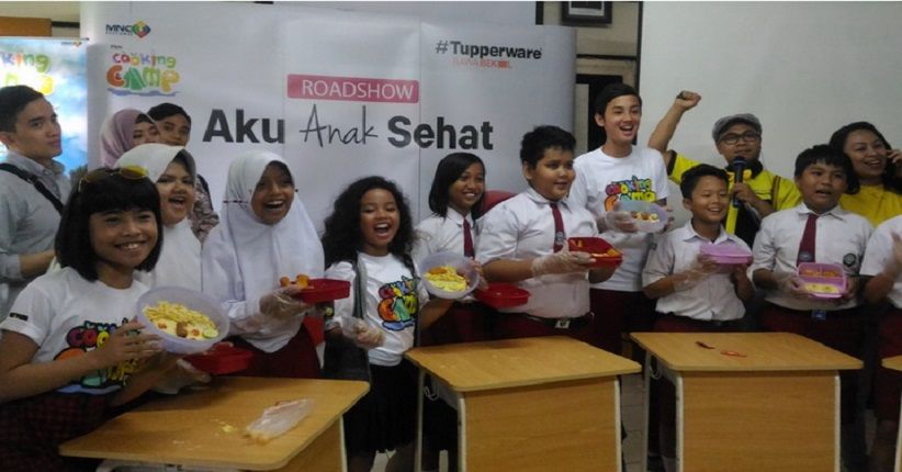 Disambut Meriah, Pemeran Cooking Camp Lomba Bareng Siswa SD Hang Tuah