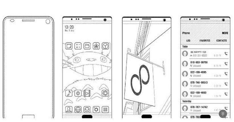 Fungsi Lubang di Layar dalam Paten Samsung Terbaru