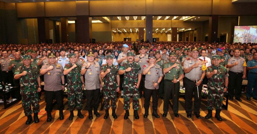 Beri Pengarahan TNI/Polri, Panglima dan Kapolri Ingatkan Netralitas