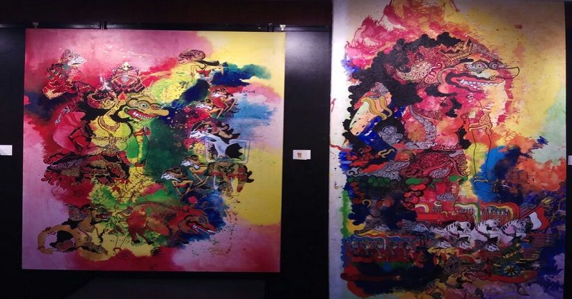 Mengintip Budaya Tradisional Jawa lewat Lukisan Wayang