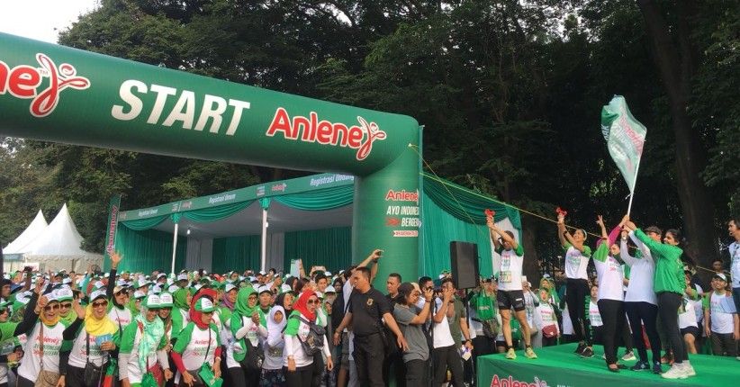Lawan Gaya Hidup Sedentari, Anlene Ajak 10.000 Orang Bergerak Bersama 