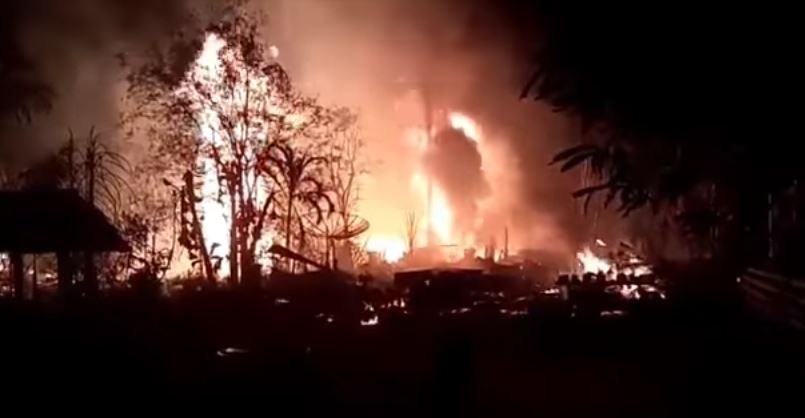 Kebakaran Sumur Minyak di Aceh Timur Belum Bisa Dipadamkan 