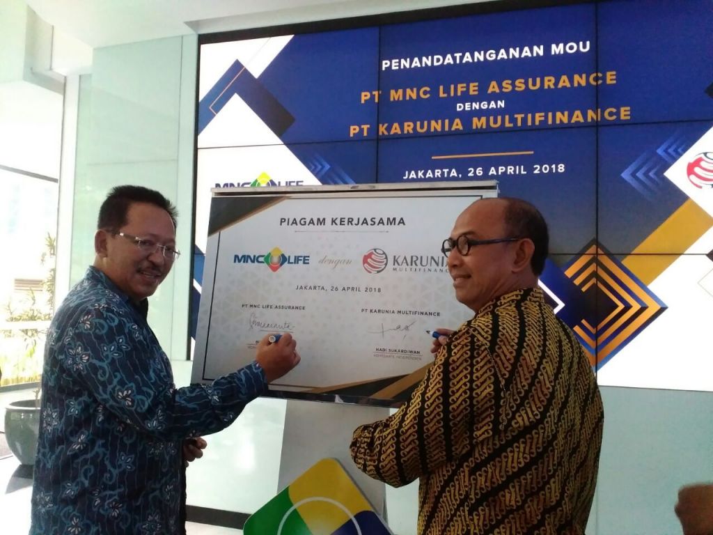 MNC Life Gandeng Karunia Multifinance Melalui Produk Bancassurance