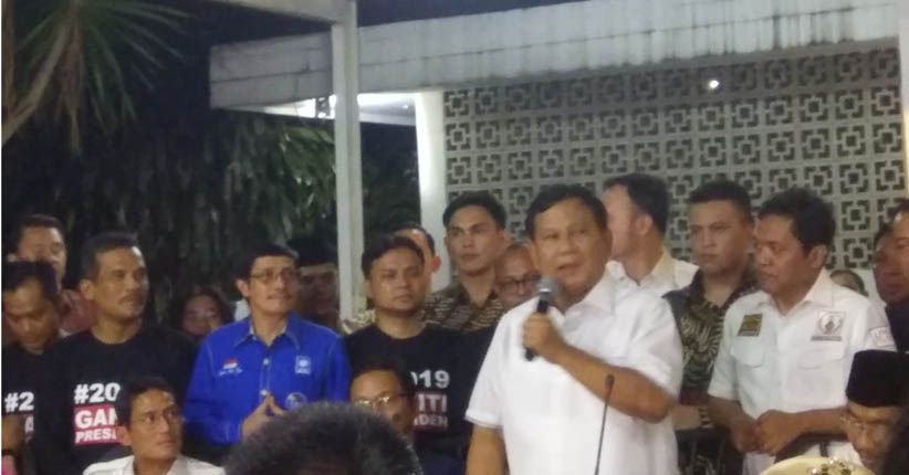 Prabowo: Kami Siap Memimpin Negara Ini dengan Benar