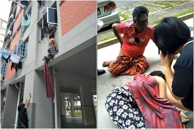 Video Penyelamatan TKI Jatuh dari Apartemen di Singapura Jadi Viral