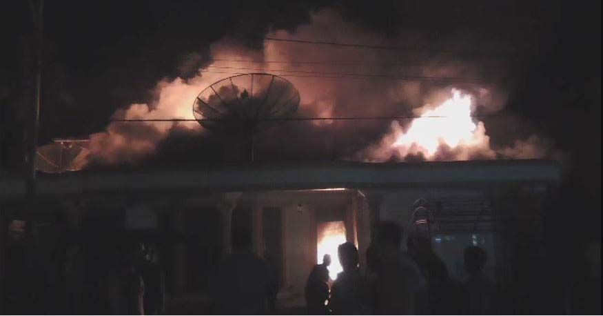 Rumah Ketua DPRK Aceh Singkil Ludes Terbakar