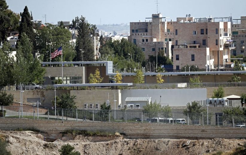 Tanda Penunjuk Jalan Kedubes AS Mulai Dipasang di Yerusalem