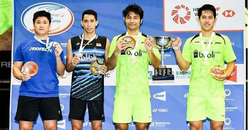 Indonesia Juara di Nomor Ganda Putra Australia Terbuka 2018