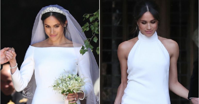 Gaun Putih Klasik Meghan Markle Dirancang 2 Desainer Ternama Dunia