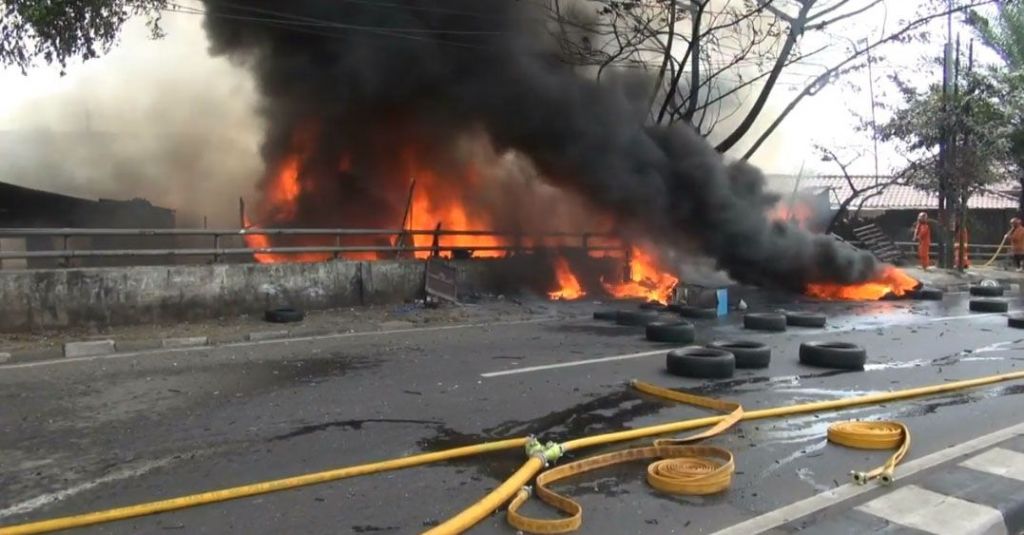 Dampak Kebakaran di Pondok Bambu, 174 Warga Mengungsi di Posko Dinsos