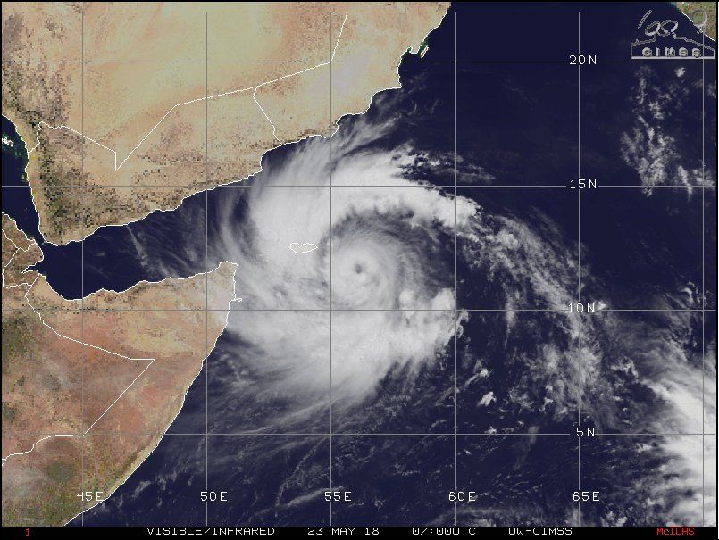 Badai Siklon Mekunu Terjang Pulau Socotra di Yaman, 7 Orang Hilang