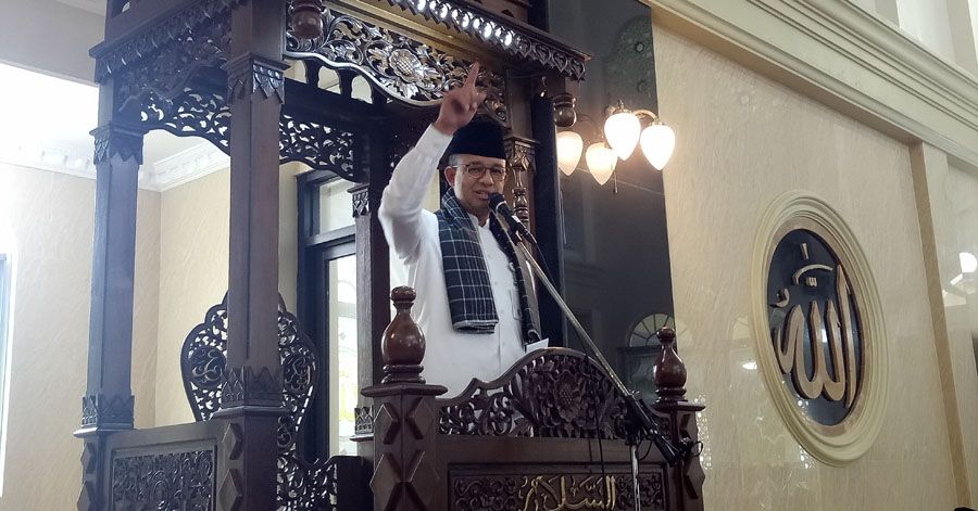 Anies Imbau Masjid di Jakarta Memiliki Instalasi Daur Ulang Air Wudhu