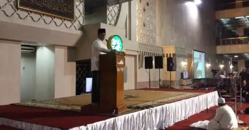 Tarawih Akbar di Masjid Istiqlal Diikuti 250 Ulama Jakarta