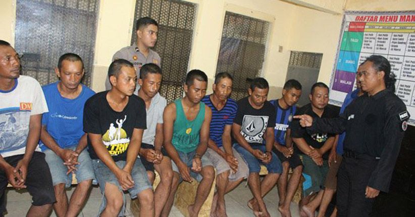 Nekat Curi Besi Proyek Tol Gresik-Mojokerto, 12 Orang Diringkus Polisi