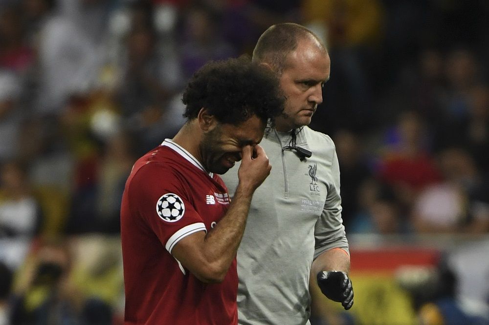 Final Liga Champions: Cedera, Salah Menangis saat Tinggalkan Lapangan