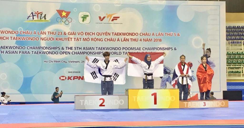 Raih Emas di Kejuaraan Asia, Taekwondo Indonesia Catatkan Sejarah