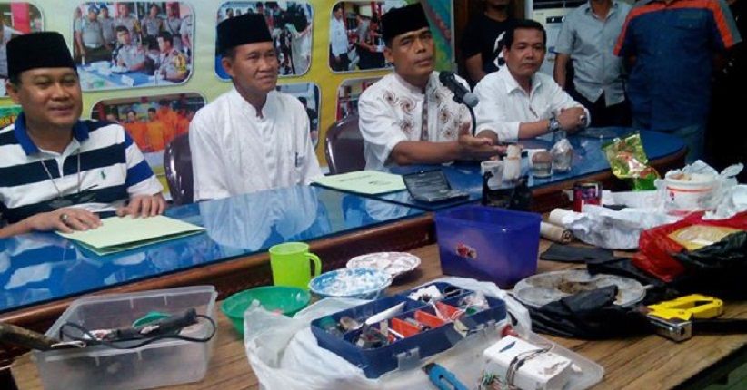 4 Bom yang Disita di Unri Berdaya Ledak Sama dengan Bom Surabaya