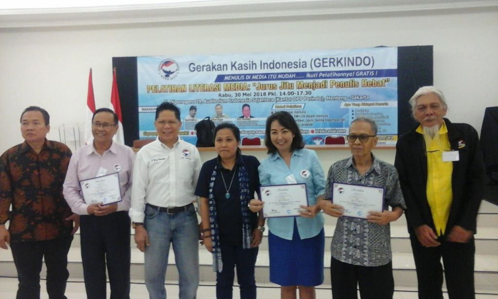Gelar Latihan Menulis Artikel, Gerkindo Ajak Masyarakat Tangkal Hoaks