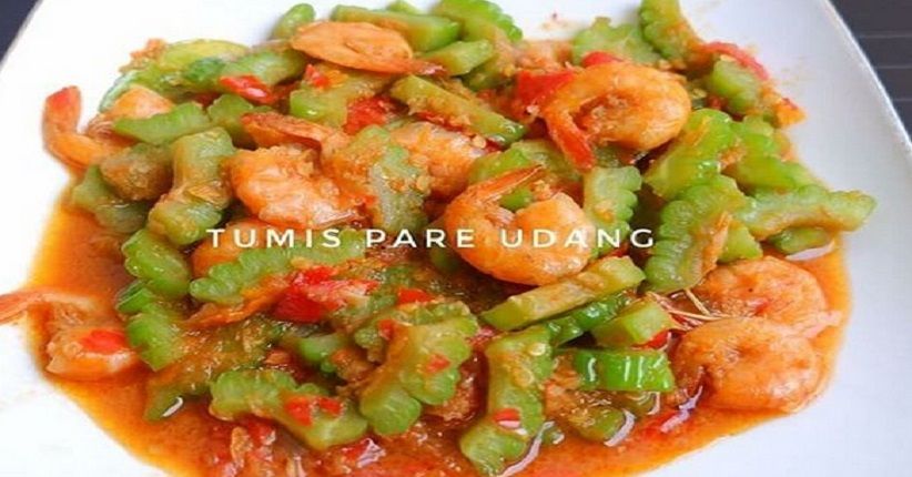 Sahur Ingin Makan Tumisan, Buat Saja Pare Campur Udang Balado