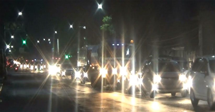 Turap Longsor, Satu Lajur di KM 18 Jalan Daan Mogot Ditutup