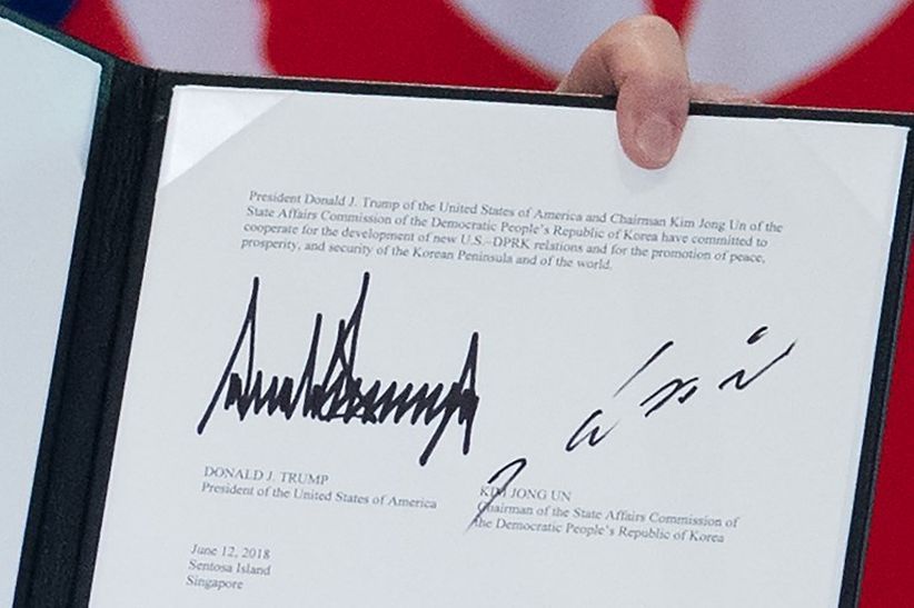  Ini 4 Poin Kesepakatan Donald Trump dan Kim Jong Un