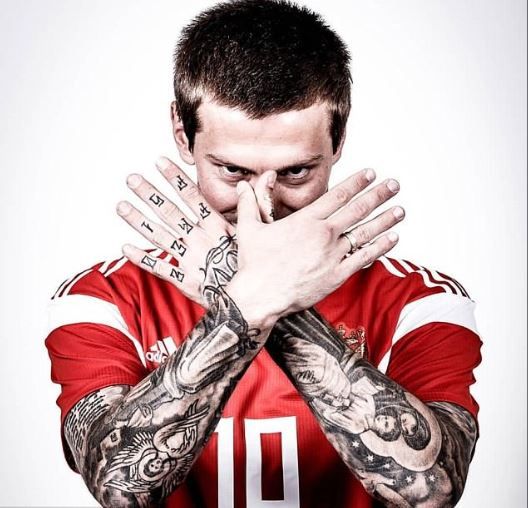 Ini Kumpulan Tato Unik Pemain yang Bakal Mejeng di Piala Dunia 2018