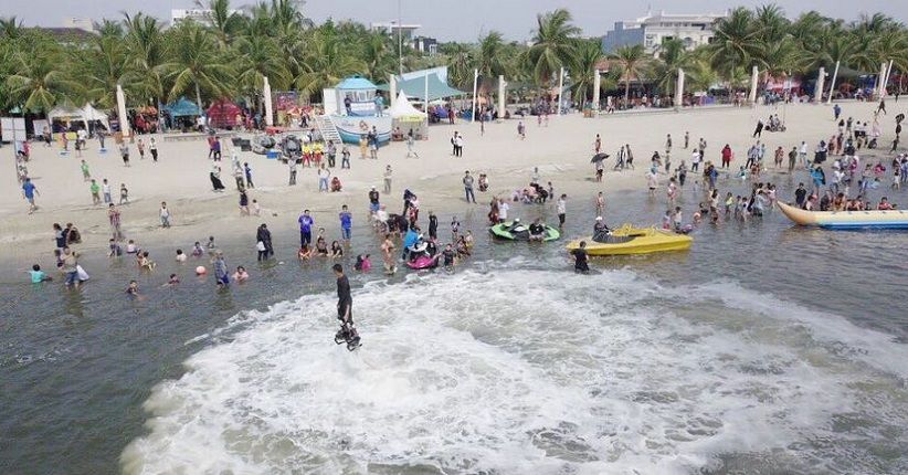 Libur Lebaran, Wisata Pantai Ancol Tembus 100.000-an Pengunjung